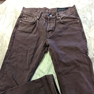 Brown Jeans All Saints W28